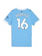 Billige Manchester City Rodri Hernandez #16 Hjemmedrakt Dame 2025-26 Kortermet